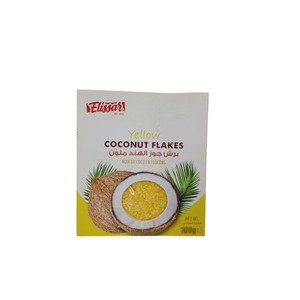 Elissar Yellow Coconut Flakes 100G