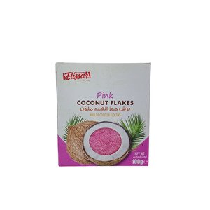Elissar Pink Coconut Flakes 100G