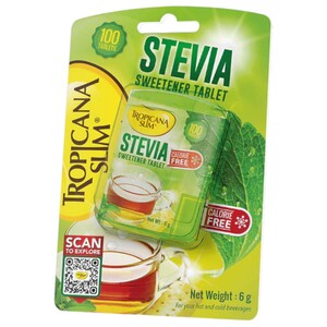 Tropicana Slim Stevia Sweetener Tablet 100 Pieces 6G