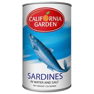 California Garden Sardine In Water & Salt 155G