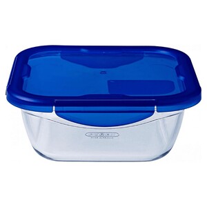 Pyrex Cook & Go Square With Lid 0.9L