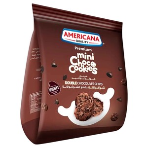 Americana Mini Choco Cookies Double Chocolate Chip 35G