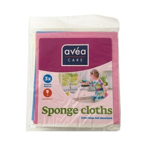 Avea Sponges Cloth 3 Colors X3