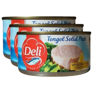 Deli Tuna In Sunflower Oil 185G X3