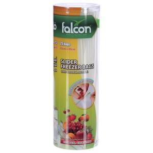 Falcon Slider Plastic Bags Bio 25 X 20Cm 25 Pieces
