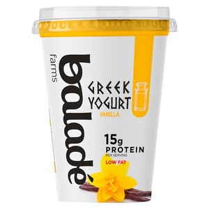 Baladé Farms Greek Yogurt Vanilla Low Fat 450G