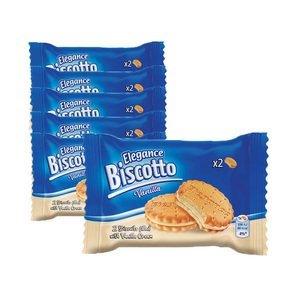 Elegance Choco Biscotto Vanilla Cream 34G 5+1 Free