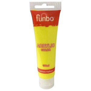 Funbo Acrylic Tube Lemon Yellow 100Ml
