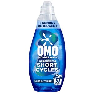 Omo Wonder Wash Liquid Laundry Detergent, Ultra White, 1.480 L