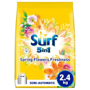 Surf Powder Laundry Detergent Spring Flowers Freshness 2.4Kg