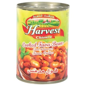 Harvest Chtoura Cooked Fava Beans 400G
