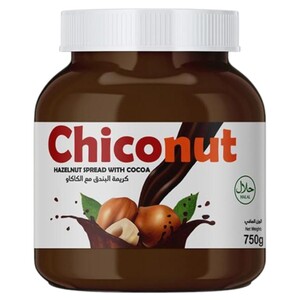 Chiconut Hazelnut Spread With Cocoa 750G