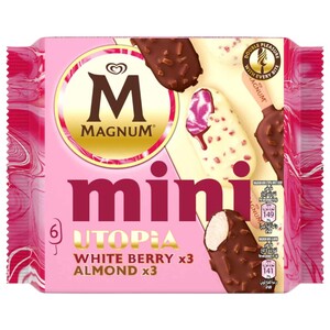 Magnum Ice Cream Utopia White Berry & Almond 6 Pieces 338Ml