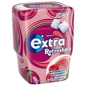 Wrigley's Extra Refreshers Watermelon Raspberry Sugar Free 30 Pieces 67G