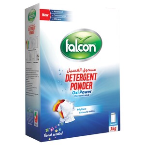 Falcon Detergent Powder Top Load Floral Scented 3Kg