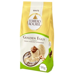 Ferrero Rocher White Chocolate Golden Eggs Creamy Hazelnut 90G
