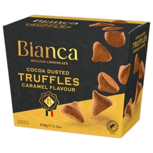 Bianca Cocoa Dusted Truffles Caramel 150G