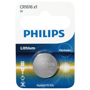 Philips Lithium Coin Battery 3V Cr1616