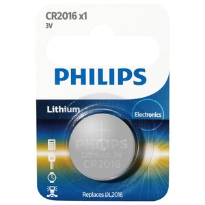 Philips Lithium Coin Battery 3V Cr2016
