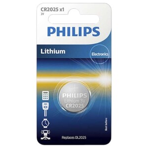 Philips Lithium Coin Battery 3V Cr2025