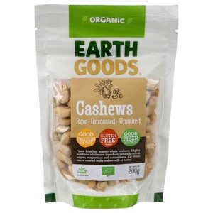 Earth Goods Cashew Organic 200G