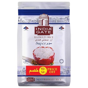 India Gate Super Basmati Rice 20Kg -15% Off