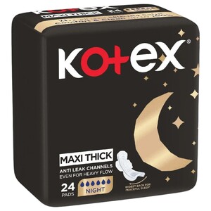 Kotex Maxi Thick Night Time Sanitary Napkin 24 Pads