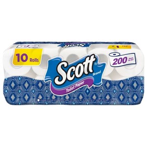 Scott Toilet Paper 200 Sheets 10 Rolls