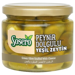 Sosero Green Olives Stuffed With Cheese 290G