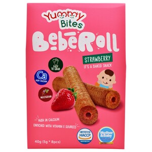 Yummy Bites Baby Food Beberoll Strawberry 40G