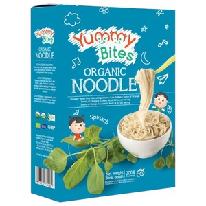 Yummy Bites Organic Noodles Spinach 200G
