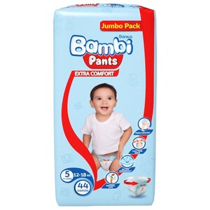 Bambi Pants Size 5 X-Large 44 Pieces