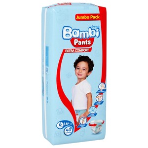 Bambi Pants Jumbo Size 6 Xxl 40 Pieces