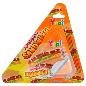 Yupi Gummy Jumbo Waffle Sandwich 88G