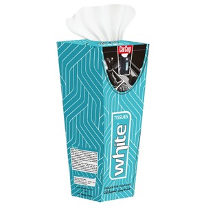 White Car Cup Tissues 75 Sheets