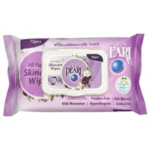 Sea Pearl All Purpose Wet Wipes 72 Pieces