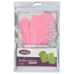 Elfin Bath Scrubber Nylon Gloves