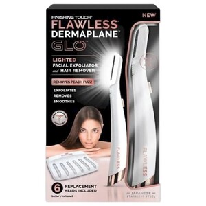 Flawless Facial Exfoliator With 6 Heads