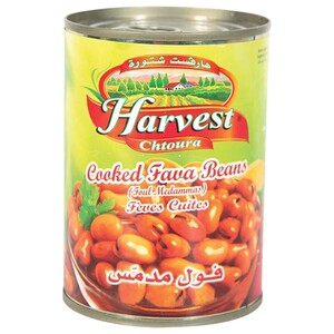 Harvest Chtoura Cooked Fava Beans 400G