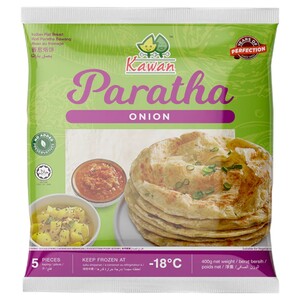 Kawan Frozen Puff Paratha Onion 5 Pieces 400G