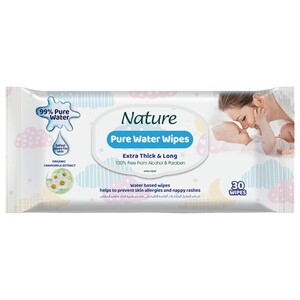 Nature Baby Pure Water Wipes 30 Pieces