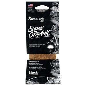 Paradise Air Freshener Super Organic Black