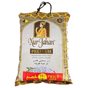 Nur Jahan Premium Basmati Rice 5Kg -15% Off
