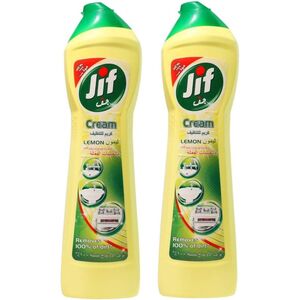 Jif Cream Lemon With Microparticles 500 Ml 2 Pcs Price Offer