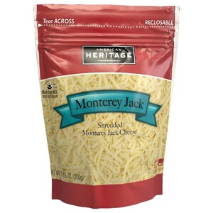 American Heritage Shredded Monterey Jack Cheese 200G
