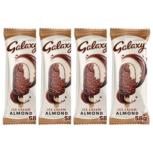 Galaxy Ice Cream Stick Almond 58G X4