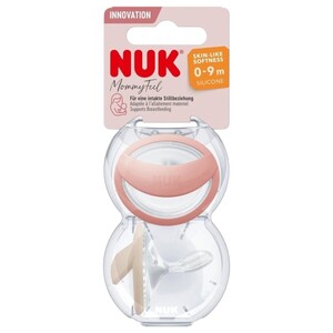 Nuk Silicone Mommyfeel 0-9 Months 2 Pieces