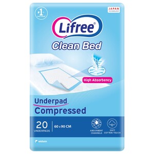 Lifree Clean Bed Underpad 20 Pieces