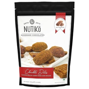 Nutiko Caramel Biscuit Coated Dates With Almond 300G