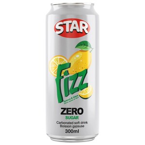 Star Carbonated Soft Drink Fizz Zero Sugar 300Ml